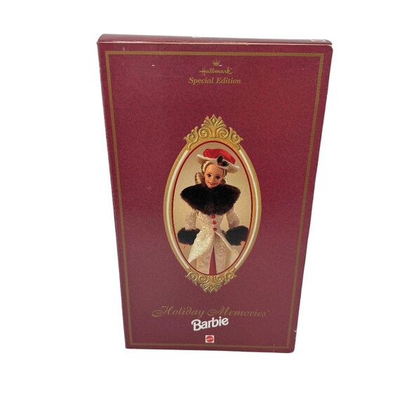 Barbie Holiday Memories #14106 Hallmark Special Edition NRFB 1995 Victorian Coat - Picture 7 of 7